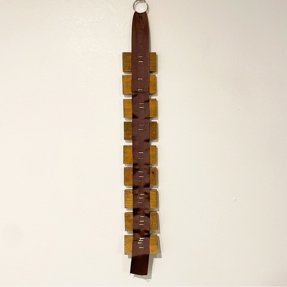 VINTAGE Wall‎ Hanging Decoupage On Wood "The Fruit Of The Holy Spirit" Blocks - Picture 4 of 4